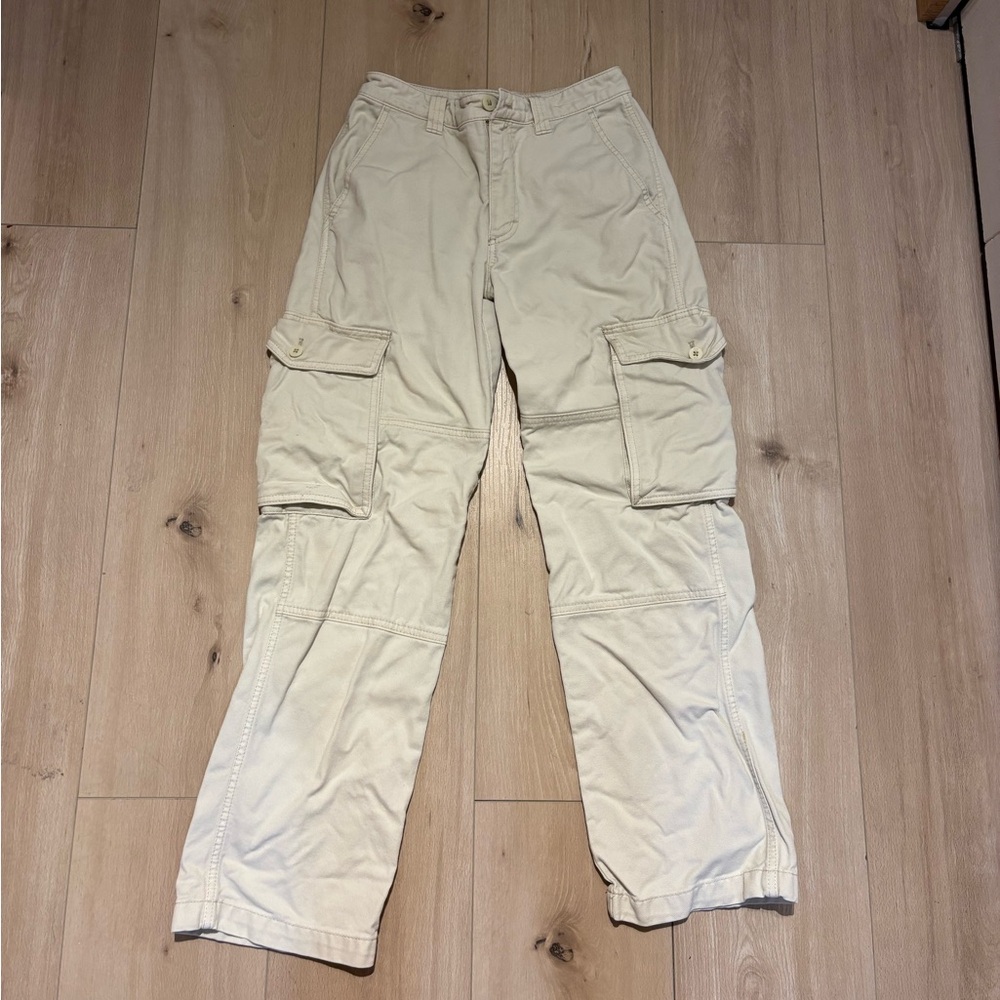 TNA women's Cargo Pants in Cream